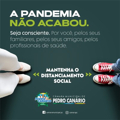 MANTENHA O DISTANCIAMENTO SOCIAL