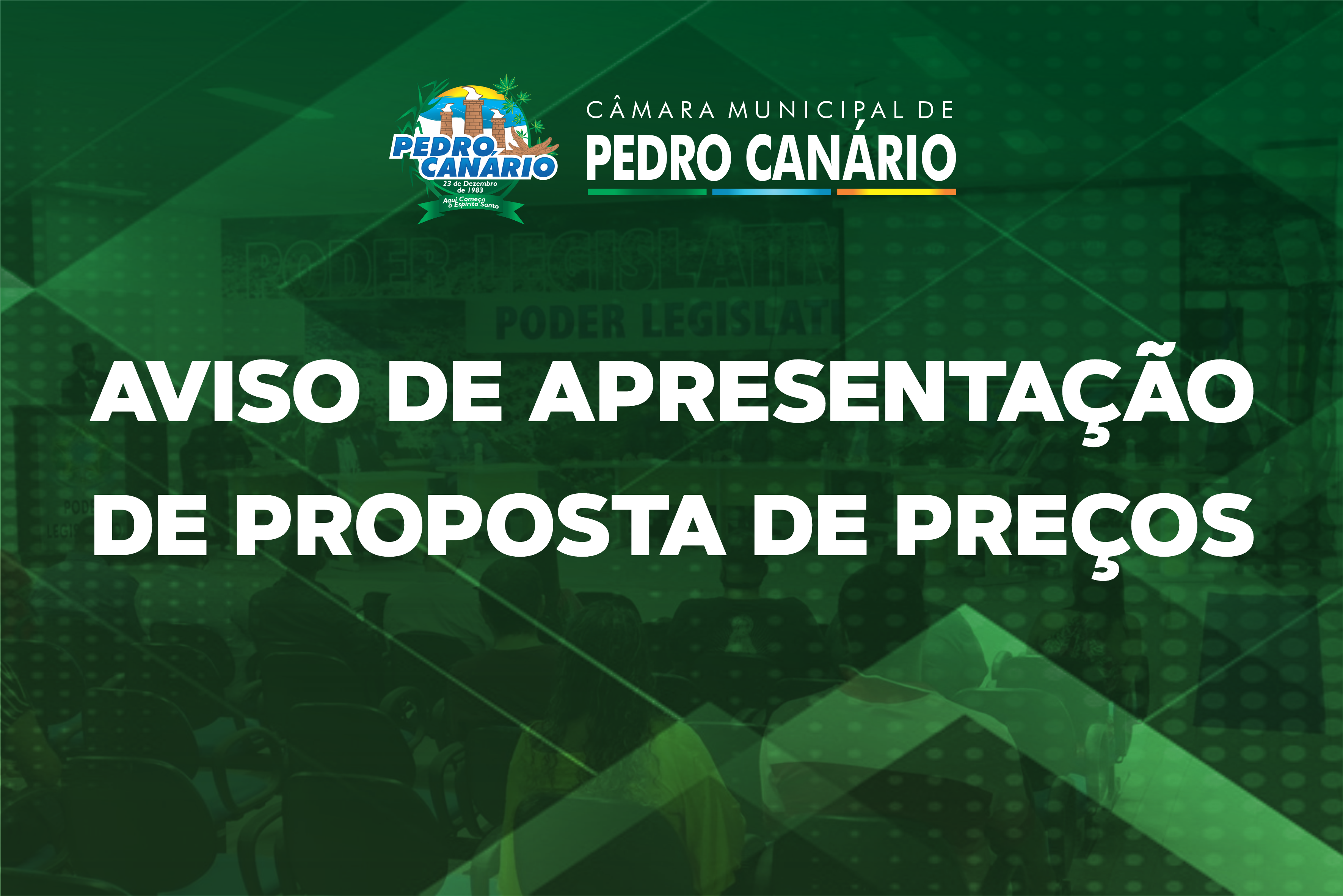 AVISO DE APRESENTAÇÃO DE PROPOSTA DE PREÇOS