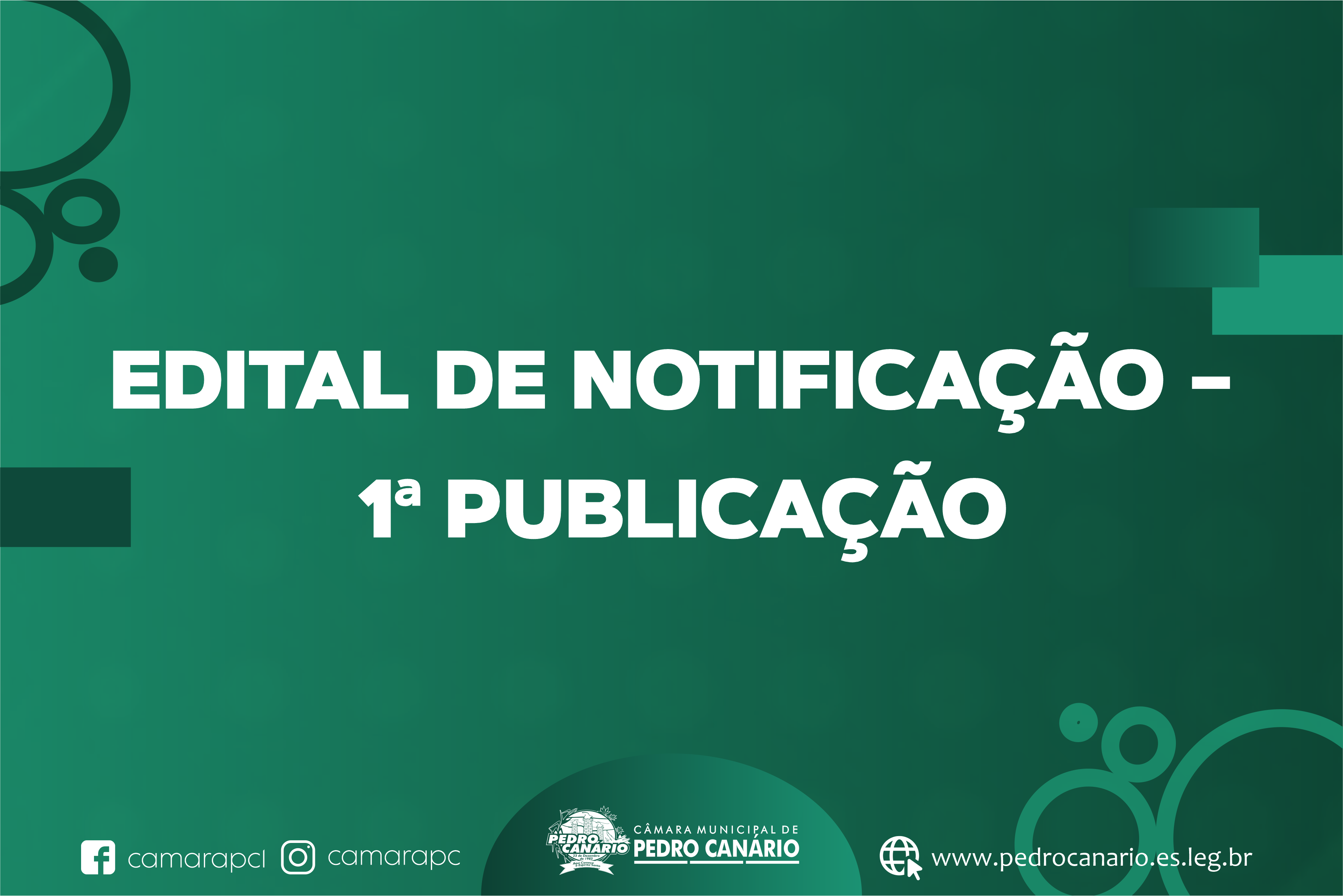 EDITAL DE NOTIFICAÇÃO – 1ª PUBLICAÇÃO