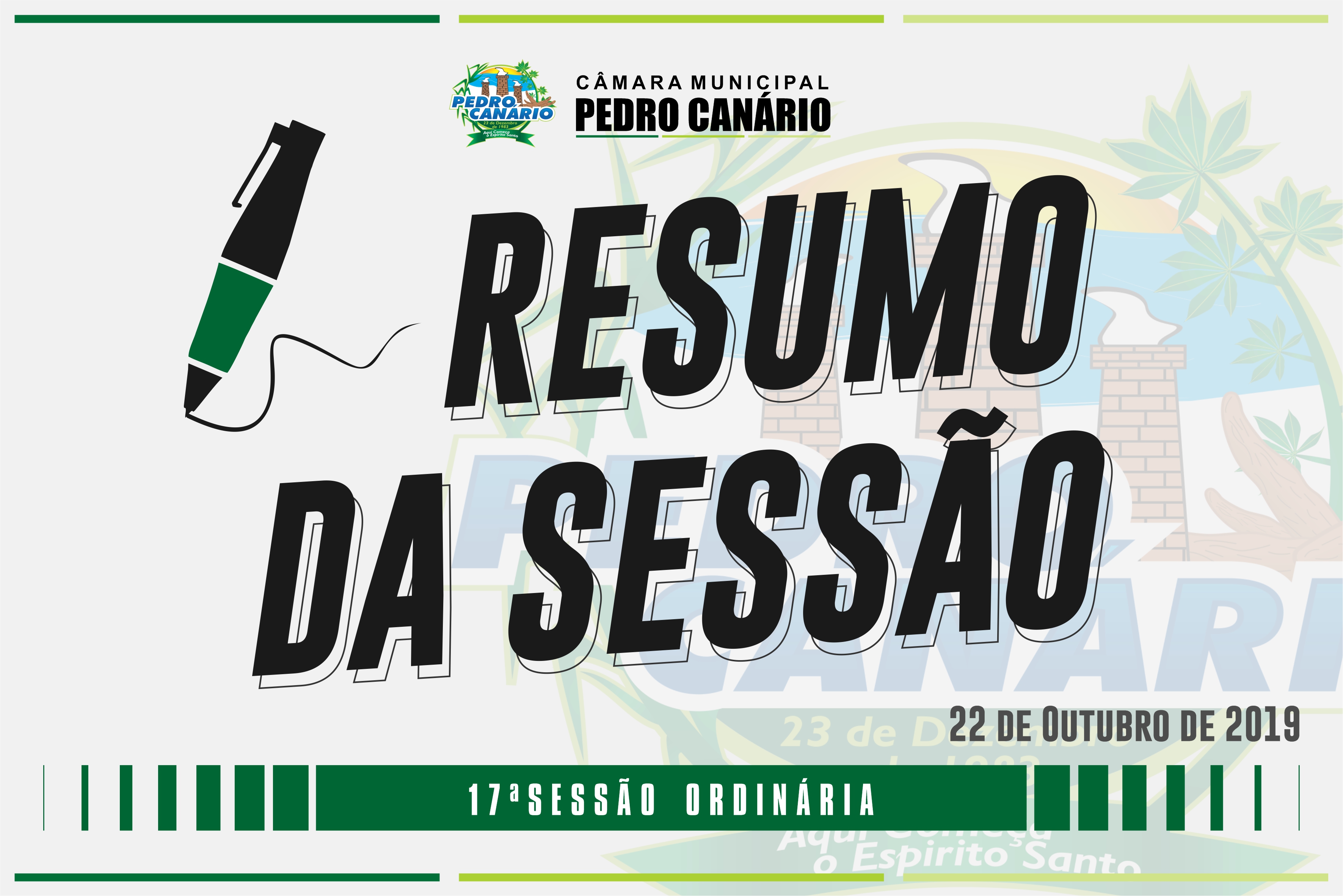 Resumo da 17ª Sessão Odinária