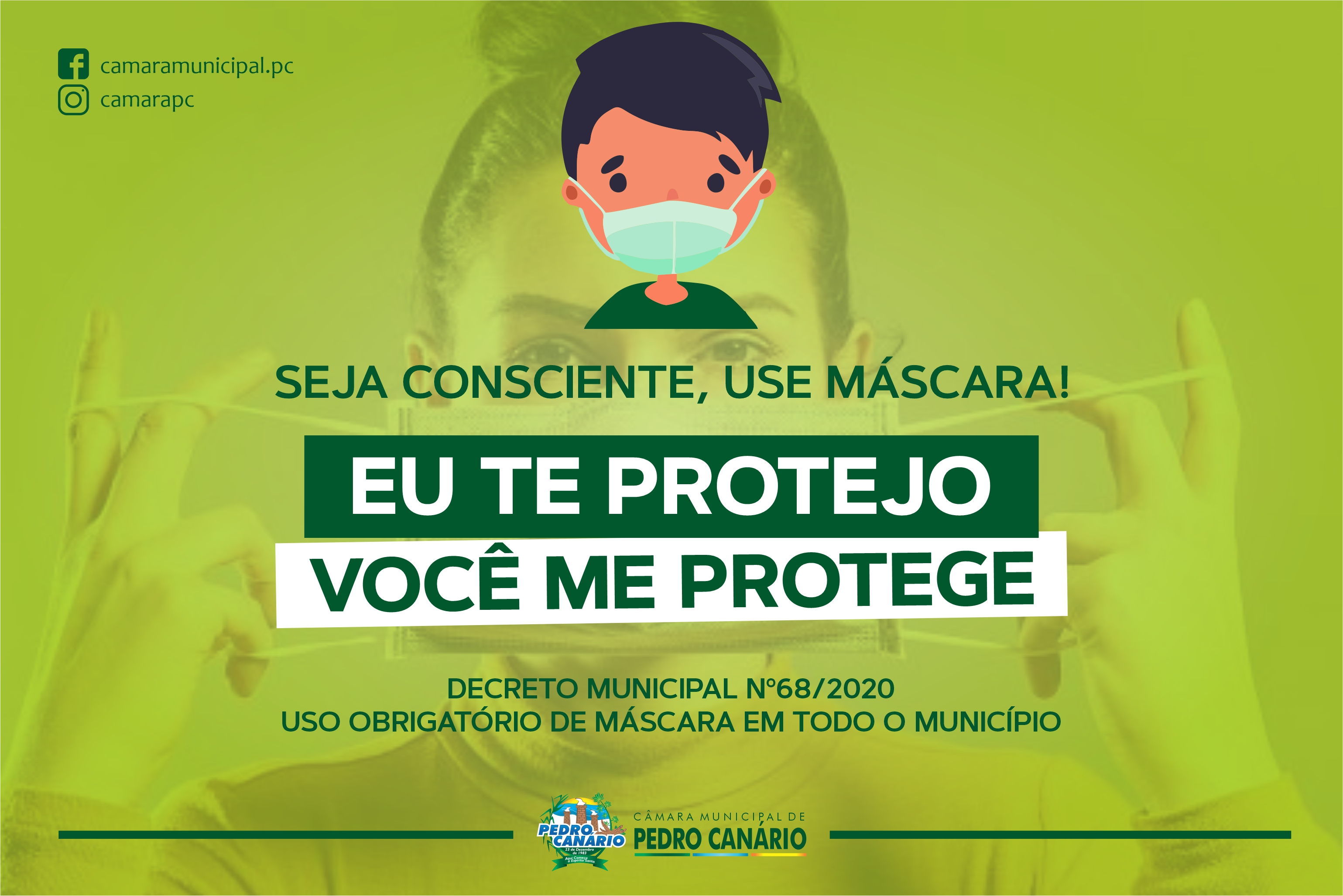 SEJA CONSCIENTE, USE MÁSCARA!